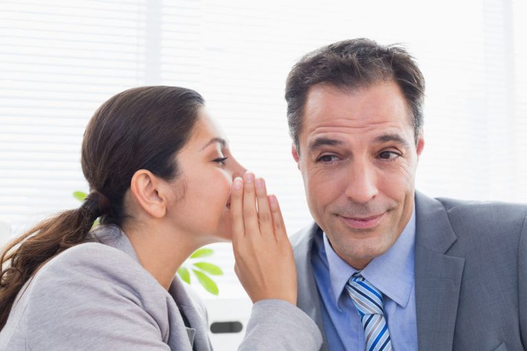 whisper in ear executive